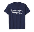 Grandpa Est 2018 New Grandfather T-Shirt - Unique Graphic for Adults - T-Shirt, Sweatshirt, Hoodie