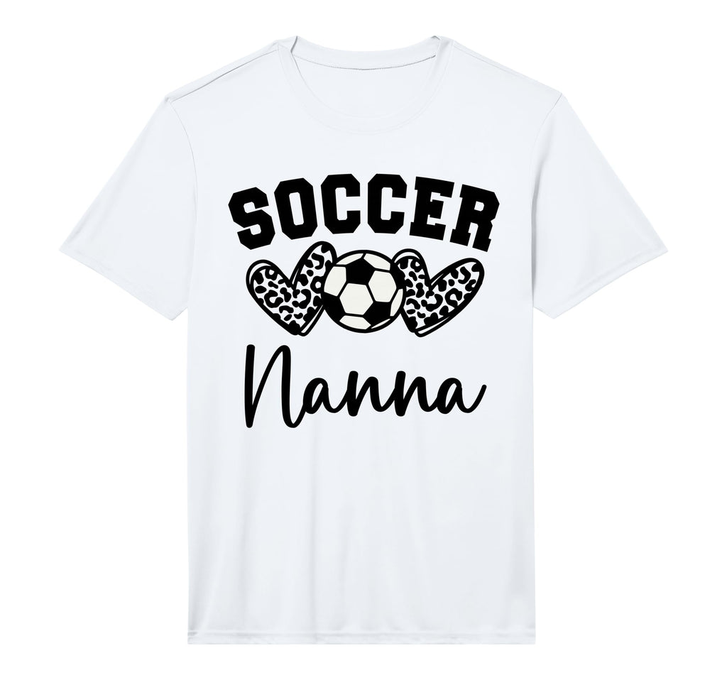 Soccer Nanna Matching Family Soccer T-Shirt - Minimalist Print Unisex - T-Shirt, Sweatshirt, Hoodie