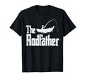 Rodfather Fun Fishing Fathers Day T-Shirt - Custom Art Print for Adults - T-Shirt, Sweatshirt, Hoodie