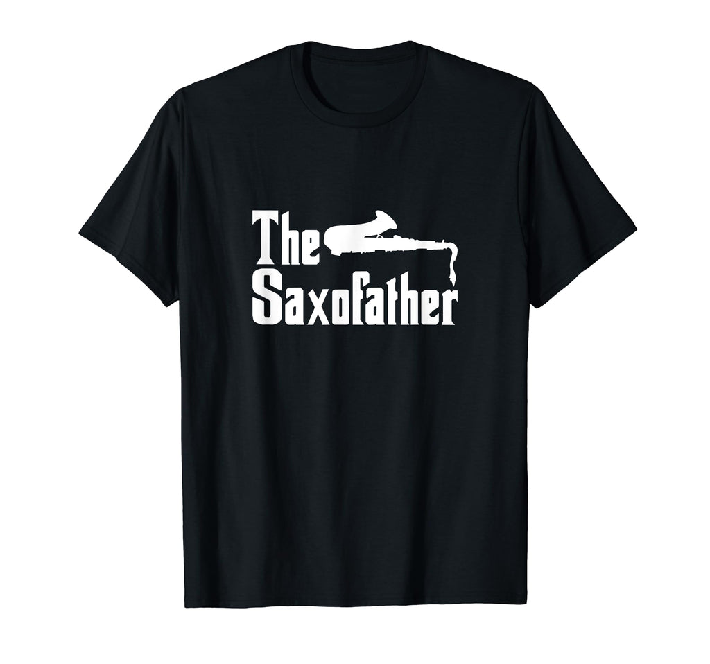 Saxofather Saxophone Jazz Music T-Shirt - Unique Graphic for Adults - T-Shirt, Sweatshirt, Hoodie