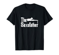 Saxofather Saxophone Jazz Music T-Shirt - Unique Graphic for Adults - T-Shirt, Sweatshirt, Hoodie
