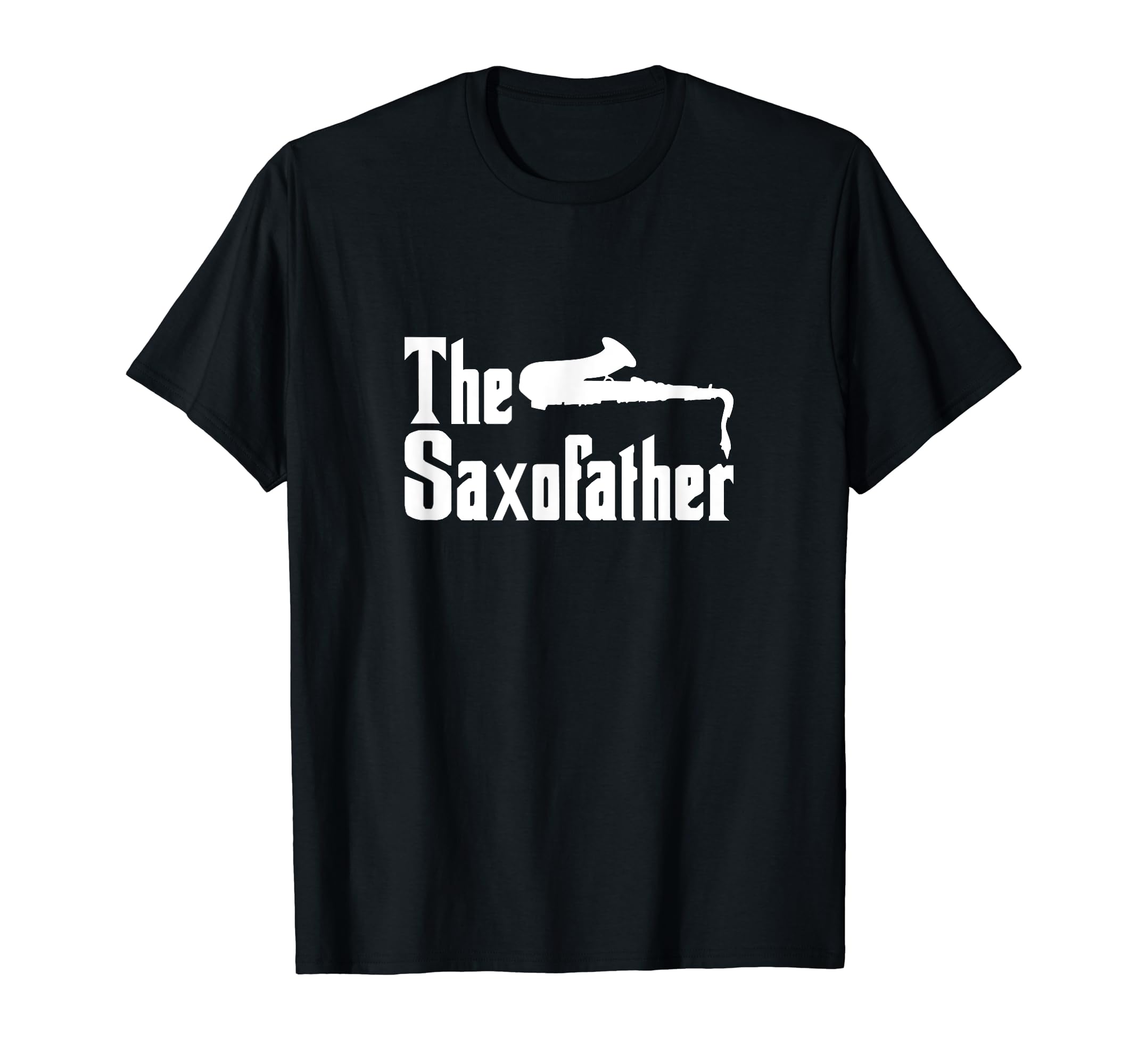 Saxofather Saxophone Jazz Music T-Shirt - Unique Graphic for Adults - T-Shirt, Sweatshirt, Hoodie