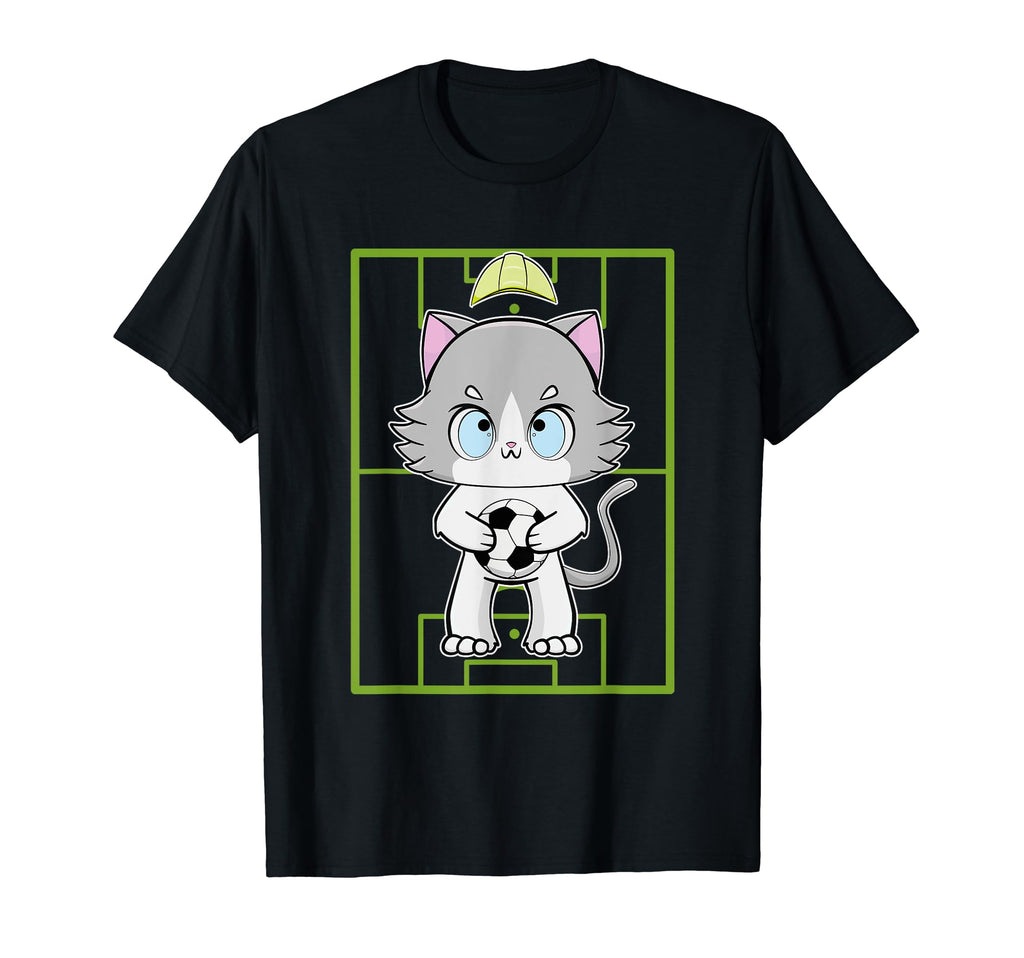Ragdoll Cat Anime Feline Soccer Player T-Shirt - Trendy Graphic for Adults - T-Shirt, Sweatshirt, Hoodie