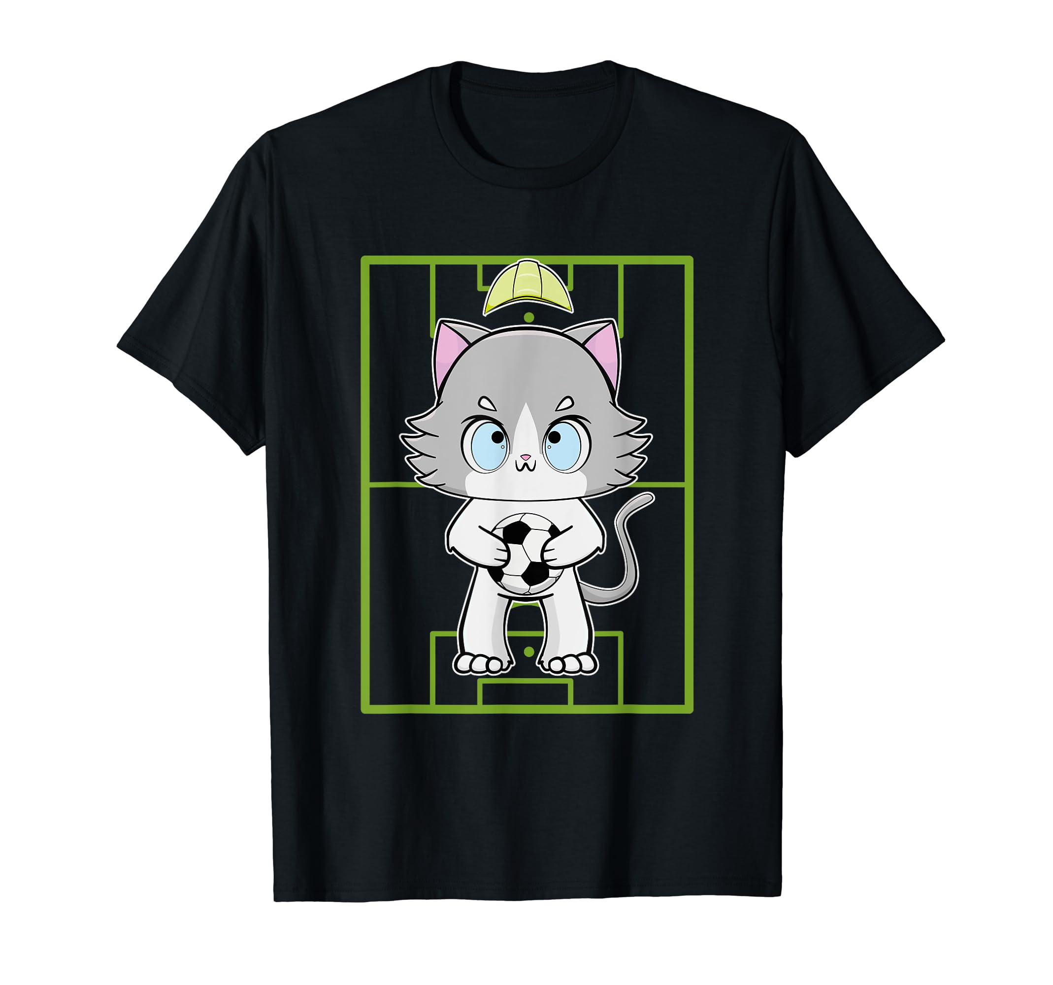 Ragdoll Cat Anime Feline Soccer Player T-Shirt - Trendy Graphic for Adults - T-Shirt, Sweatshirt, Hoodie