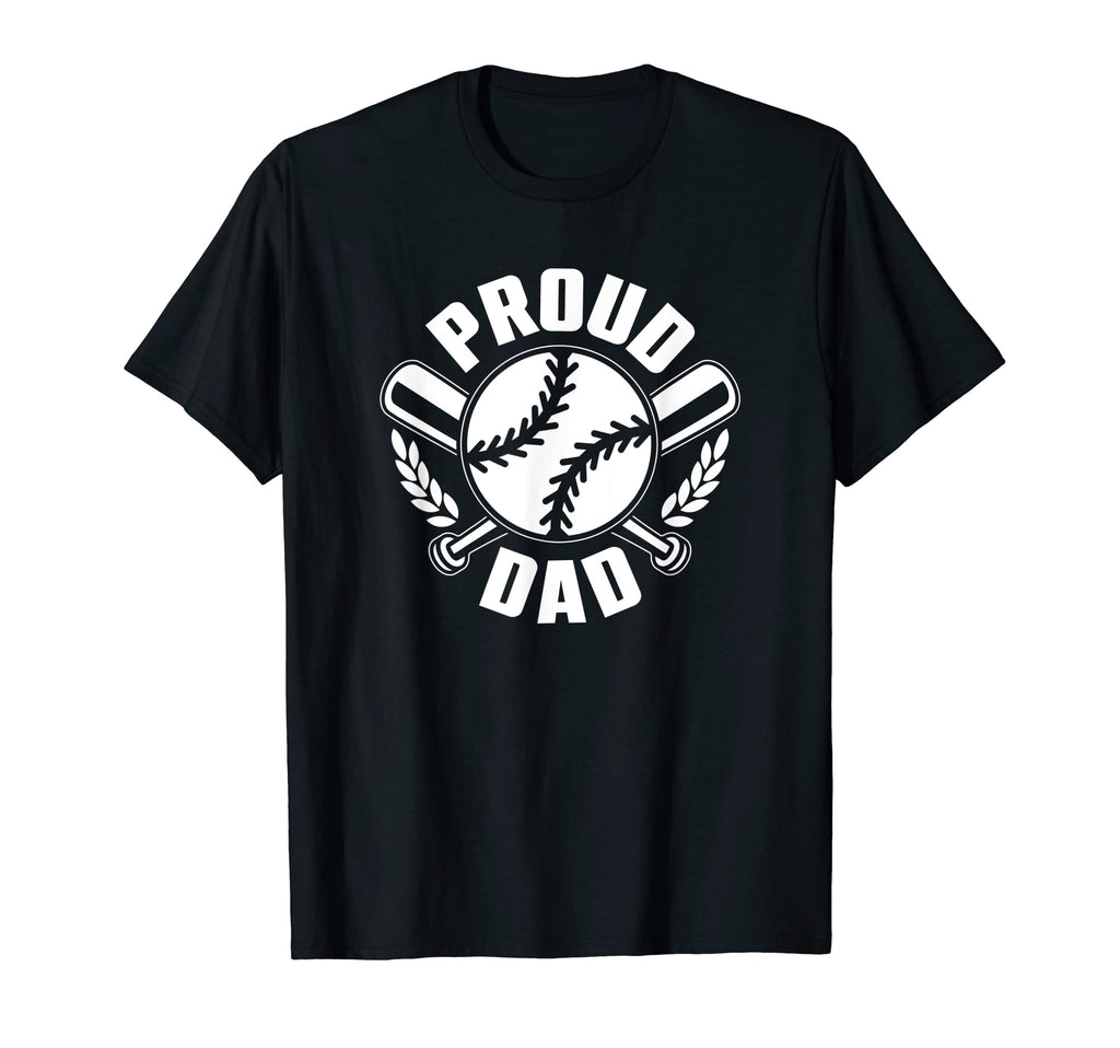 Mens Baseball Papa Proud Fathers T-Shirt - Casual Everyday Wear Men Women - T-Shirt, Sweatshirt, Hoodie