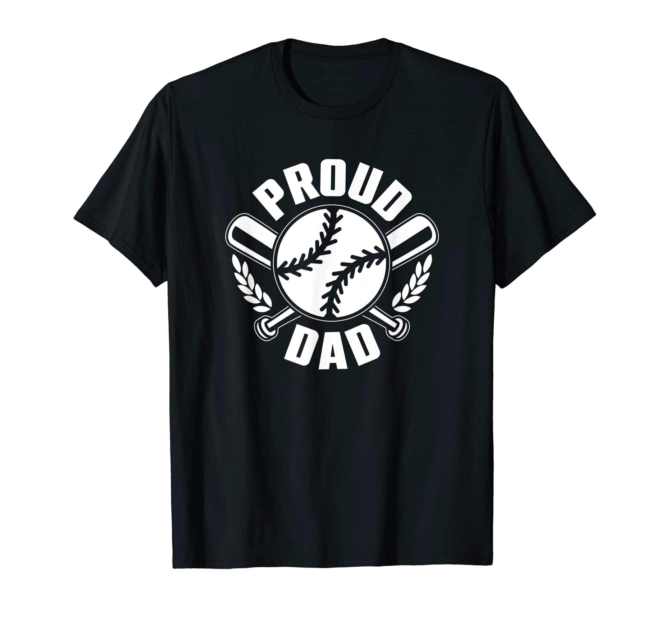 Mens Baseball Papa Proud Fathers T-Shirt - Casual Everyday Wear Men Women - T-Shirt, Sweatshirt, Hoodie