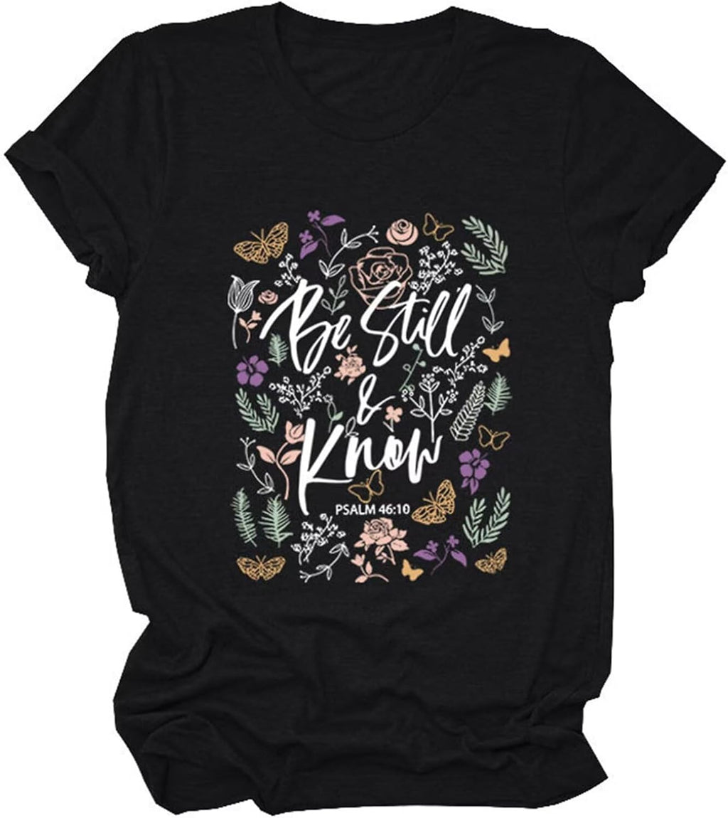 Love in Faith Be Still Christian for Women Casual - Adult & Kids T-Shirts, Sweatshirts & Hoodies apparel design preview 1