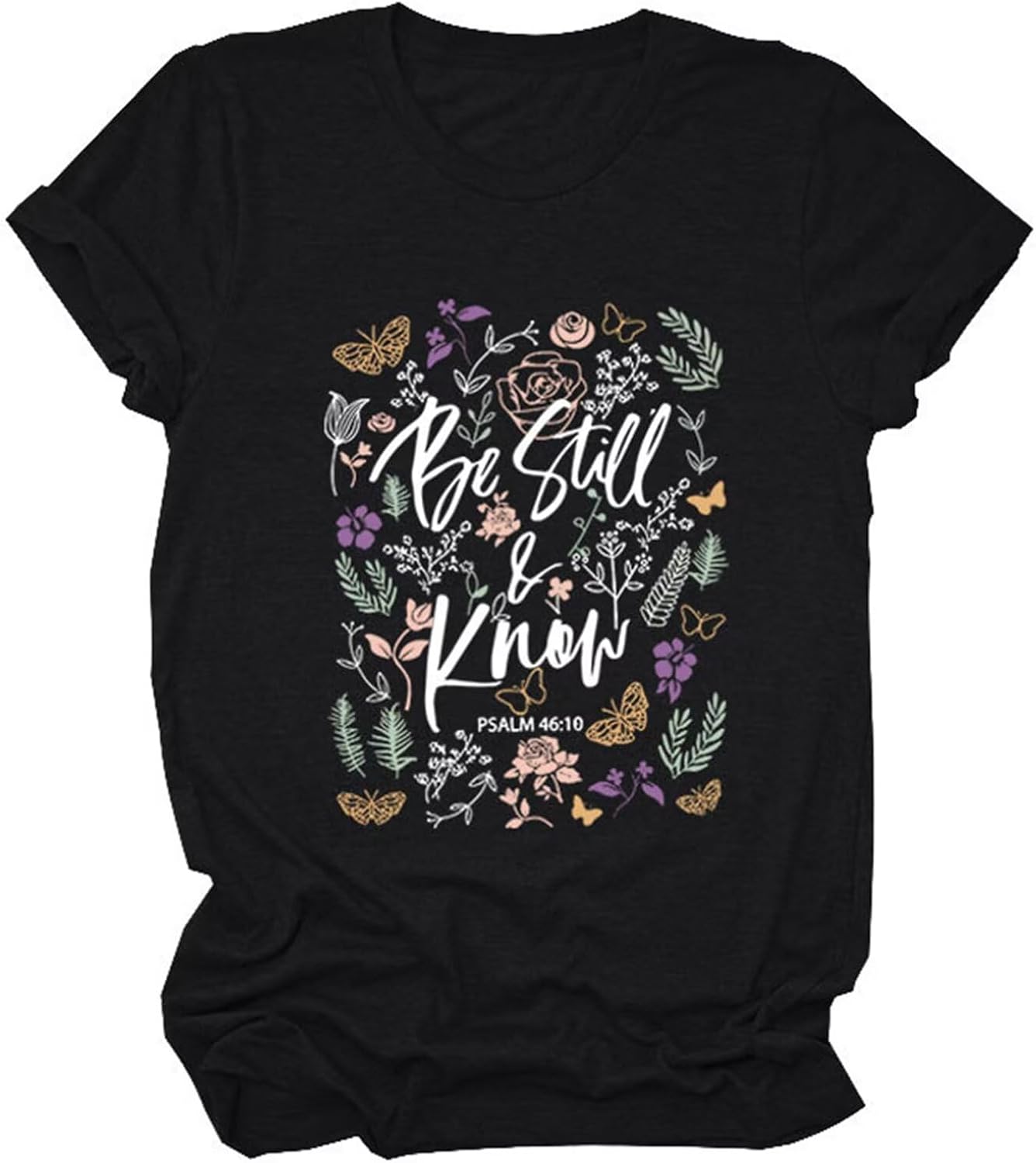 Love in Faith Be Still Christian for Women Casual - Adult & Kids T-Shirts, Sweatshirts & Hoodies apparel design preview 1