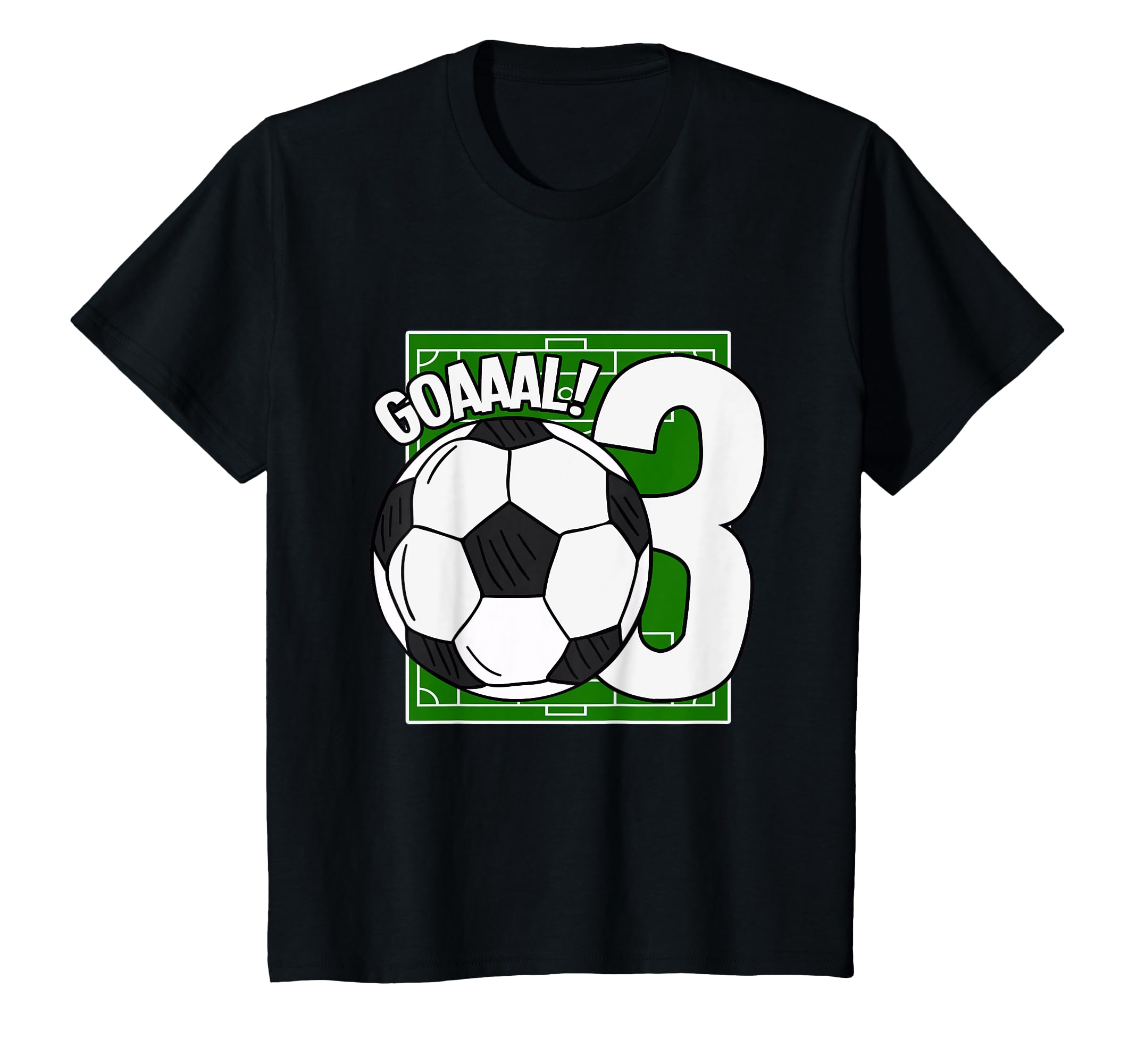 Goaaal 3Rd Birthday 3 Year Old T-Shirt - Fun Novelty Design Men Women - T-Shirt, Sweatshirt, Hoodie