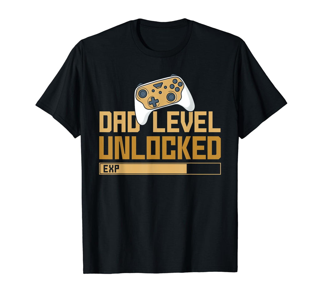 Fathers Day Gamer Dad Video Game Dad Level T-Shirt - Trendy Graphic Unisex - T-Shirt, Sweatshirt, Hoodie