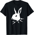 Bunny Skull Punk Y2k Cute Creepy Cat Goth Black Alt - Adult & Kids T-Shirts, Sweatshirts & Hoodies apparel design preview 1