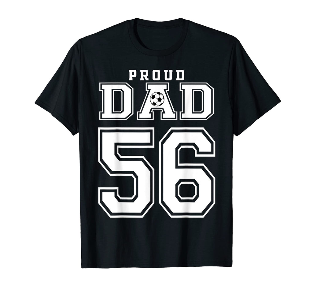 Number 56 Custom Proud Soccer Futbol T-Shirt - Trendy Graphic for Adults - T-Shirt, Sweatshirt, Hoodie