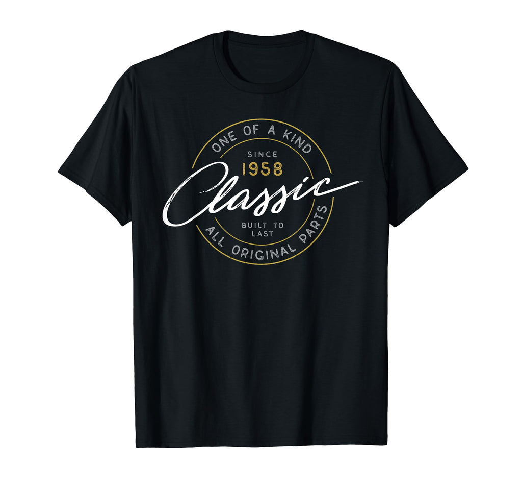 60Th Birthday 1958 Car Motorcycle T T-Shirt - Novelty Apparel Men Women - T-Shirt, Sweatshirt, Hoodie