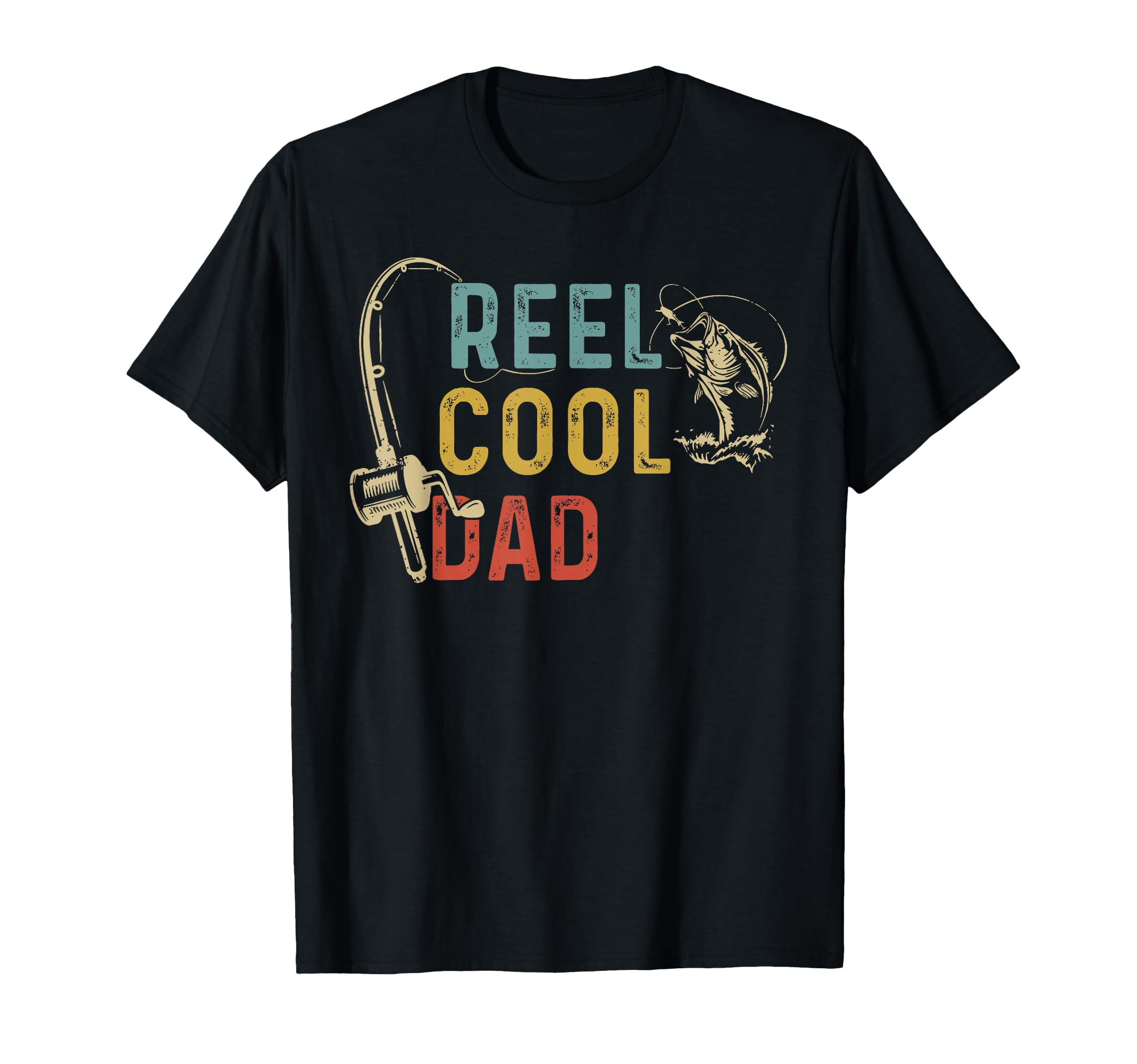 Reel Dad Fisherman Fishing Lover T-Shirt - Casual Everyday Wear for Adults - T-Shirt, Sweatshirt, Hoodie