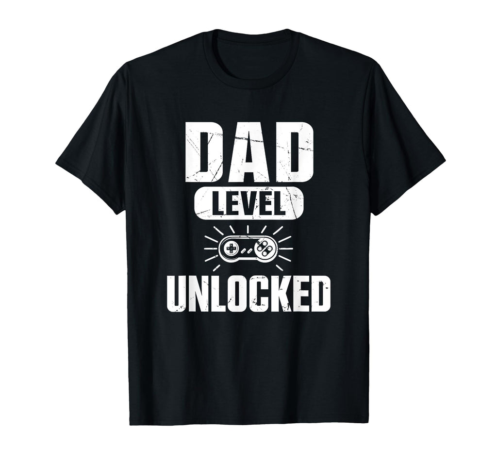 Funny New Dad To Be Dad Level T-Shirt - Streetwear Style Men Women - T-Shirt, Sweatshirt, Hoodie