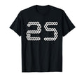 Fun 25Th Birthday Soccer Themed 25 Year T-Shirt - Custom Art Print Unisex - T-Shirt, Sweatshirt, Hoodie