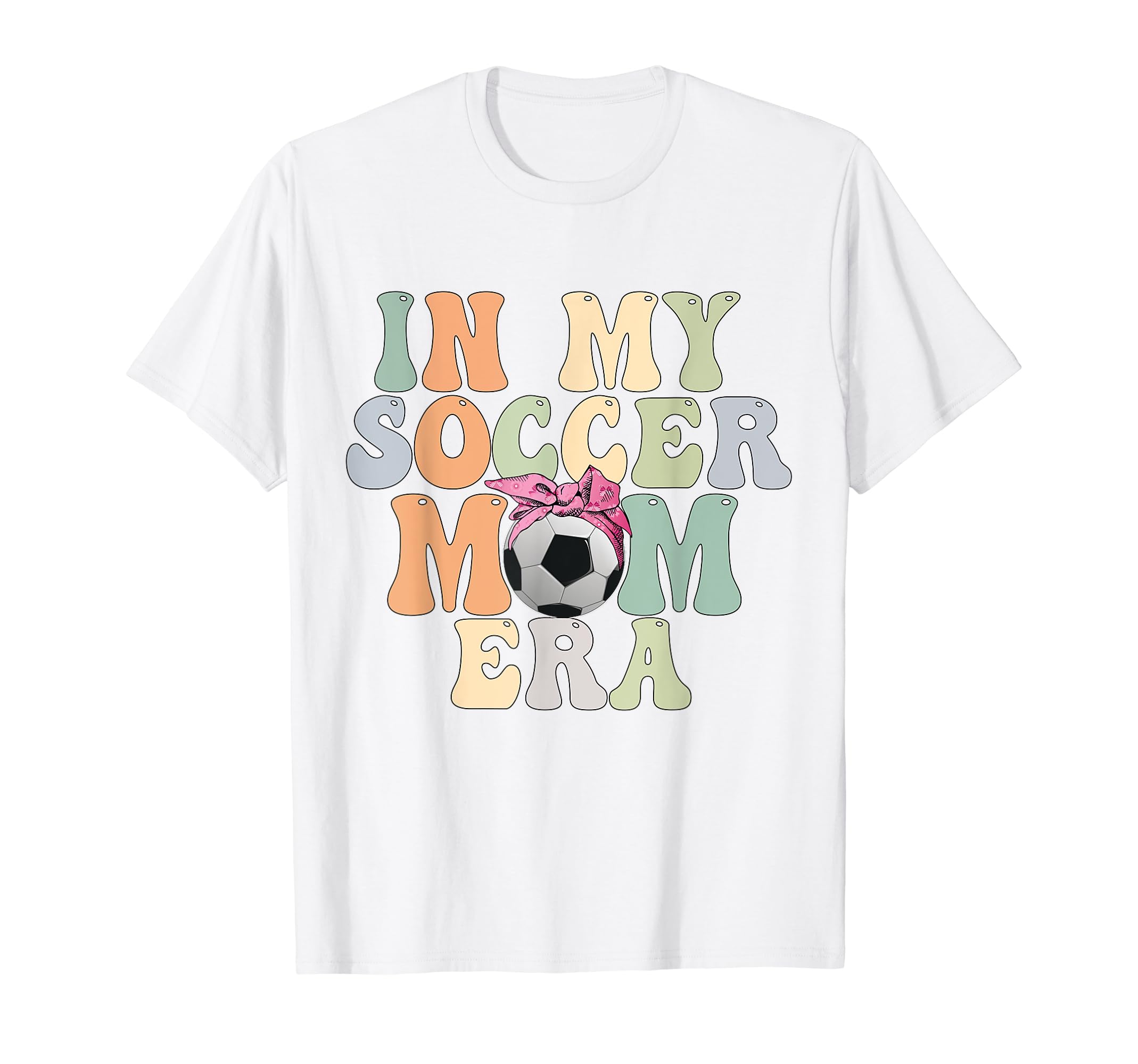 Groovy My Soccer Mom Era Hoodie - Novelty Apparel for Adults - T-Shirt, Sweatshirt, Hoodie