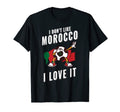 Morocco Soccer Supporters Fun Flag T-Shirt - Custom Art Print for Adults - T-Shirt, Sweatshirt, Hoodie