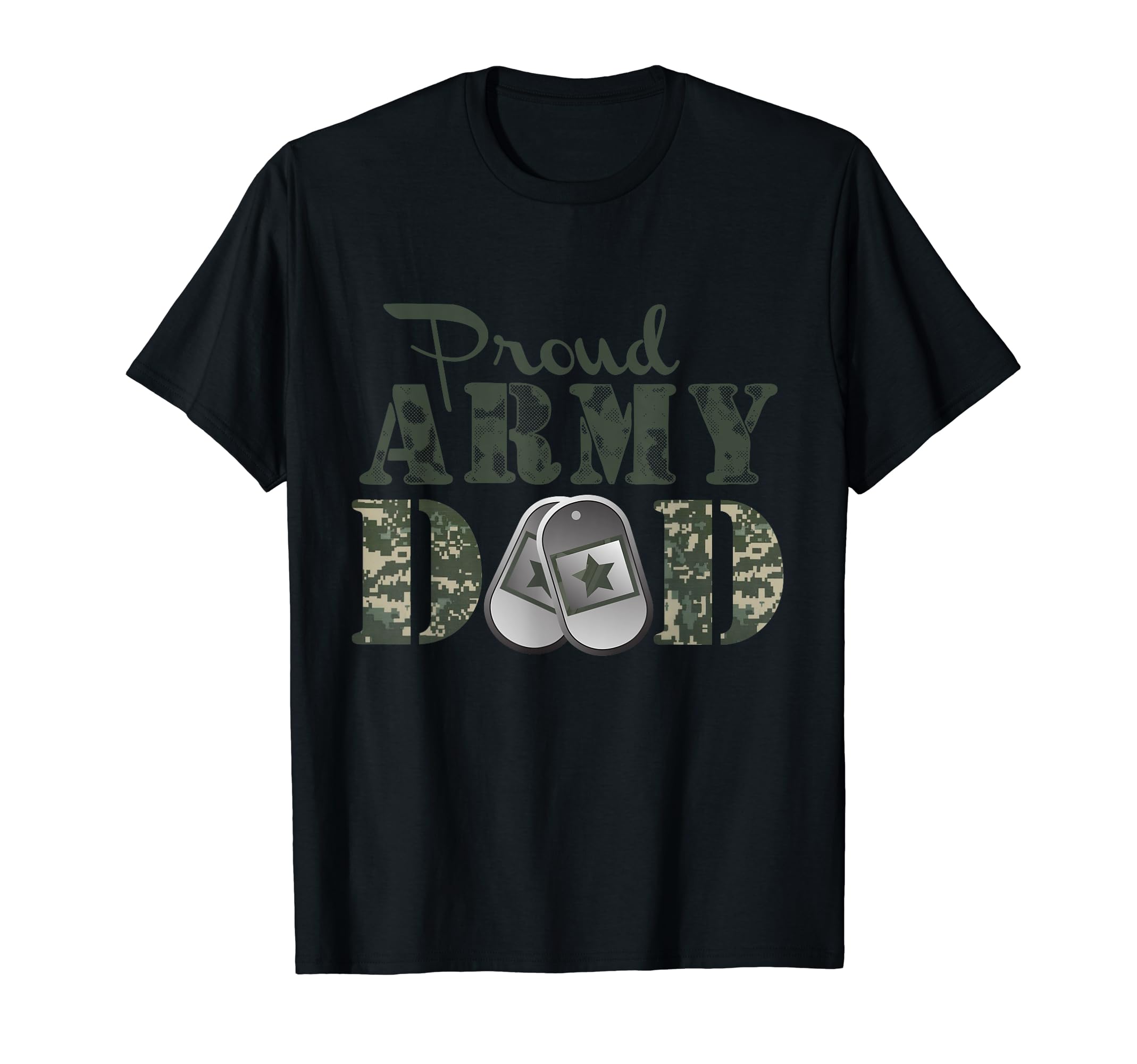 Proud Army Dad Army Military T-Shirt - Graphic Print Men Women - T-Shirt, Sweatshirt, Hoodie