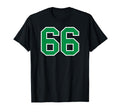 Green Sport Team Number 66 T-Shirt - Graphic Print Men Women - T-Shirt, Sweatshirt, Hoodie