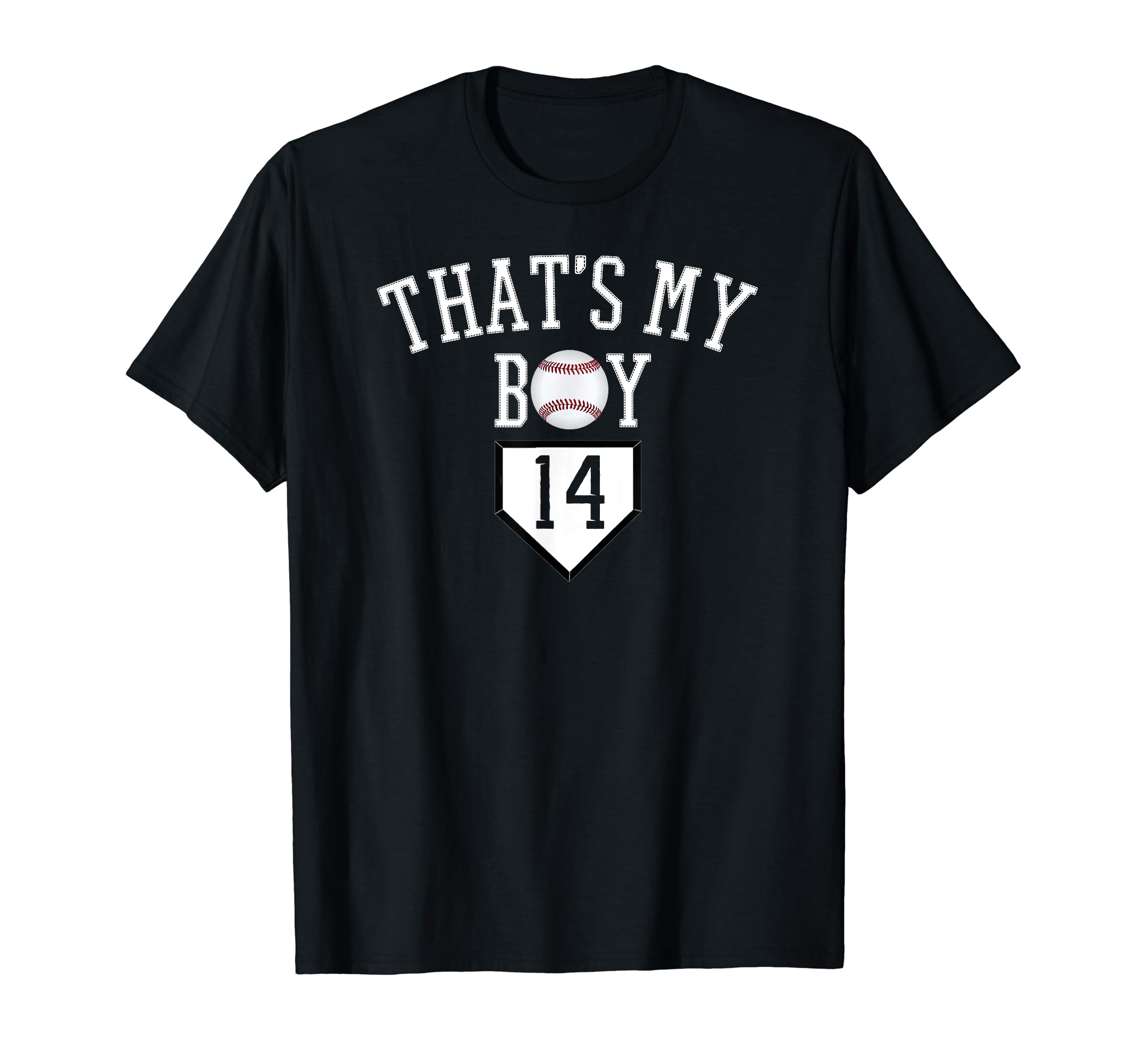 14 Thats My Baseball Number Jersey Dad T-Shirt - Minimalist Print Unisex - T-Shirt, Sweatshirt, Hoodie