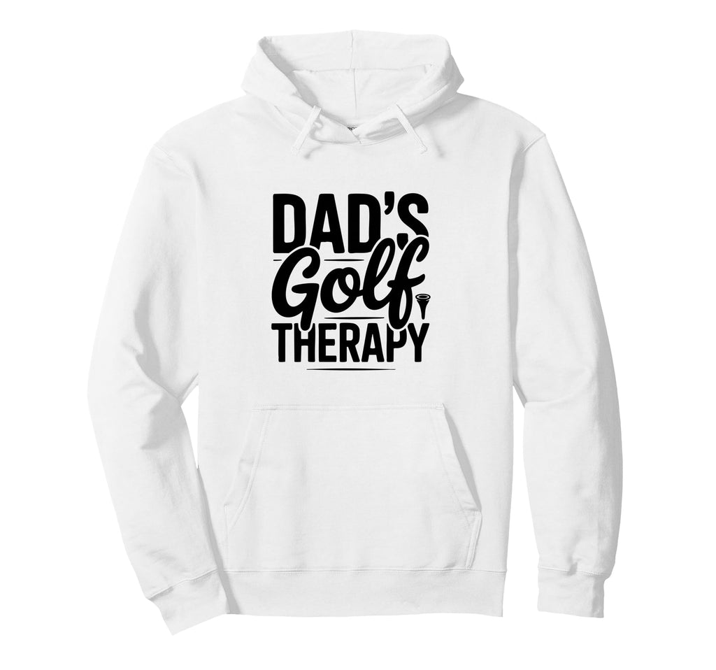 Dads Golf Therapy Funny Golf Dad Hoodie - Aesthetic Graphic for Adults - T-Shirt, Sweatshirt, Hoodie