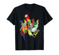 Parrot Herd Macaw Cockatoo Grey Grey T-Shirt - Custom Art Print Unisex - T-Shirt, Sweatshirt, Hoodie