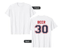 Beer 30 Athlete Uniform Jersey Funny T-Shirt - Trendy Graphic Men Women - T-Shirt, Sweatshirt, Hoodie