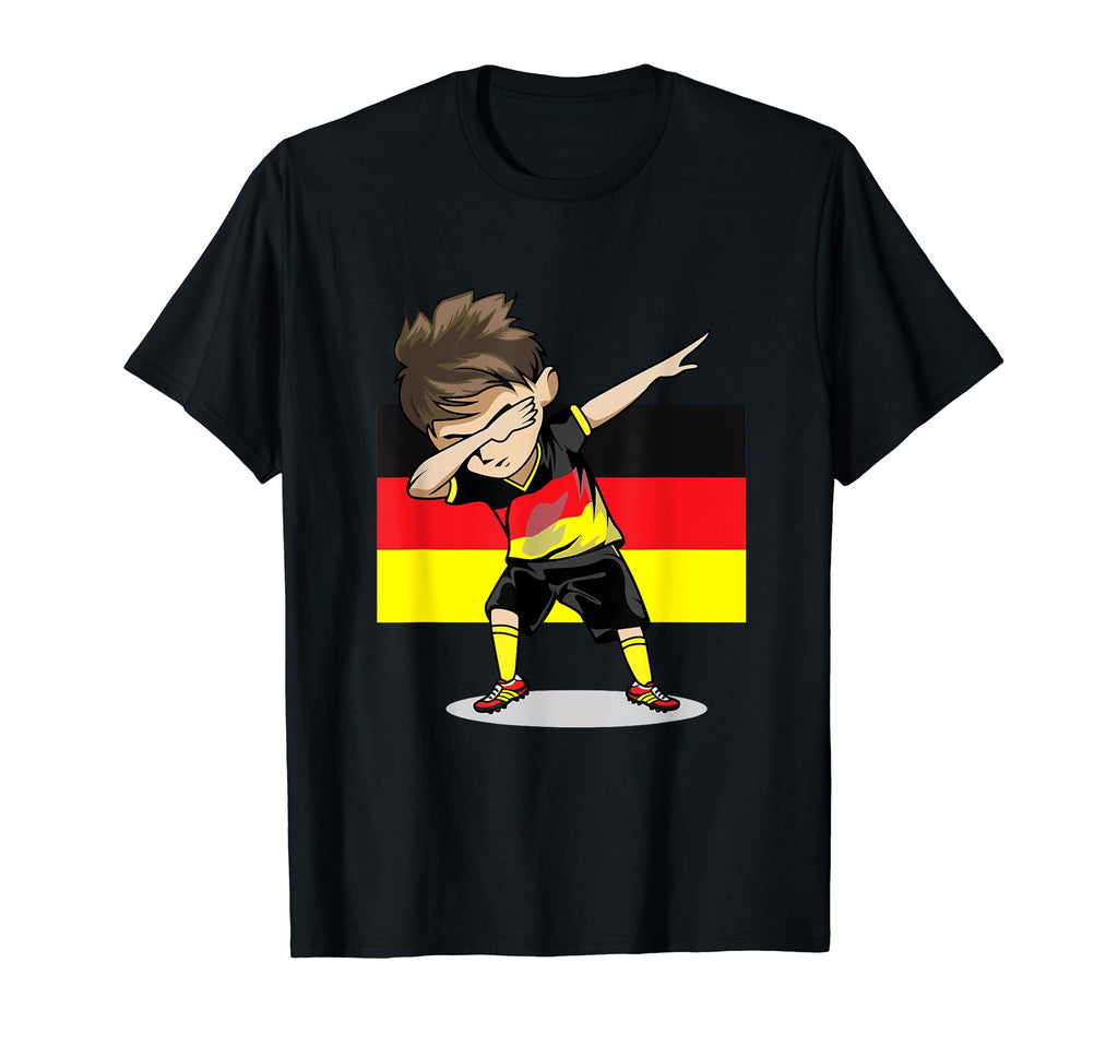 Dabbing Soccer Germany German Football T-Shirt - Custom Art Print Men Women - T-Shirt, Sweatshirt, Hoodie