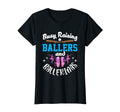 Womens Mother Busy Raising Ballers T-Shirt - Minimalist Print Men Women - T-Shirt, Sweatshirt, Hoodie