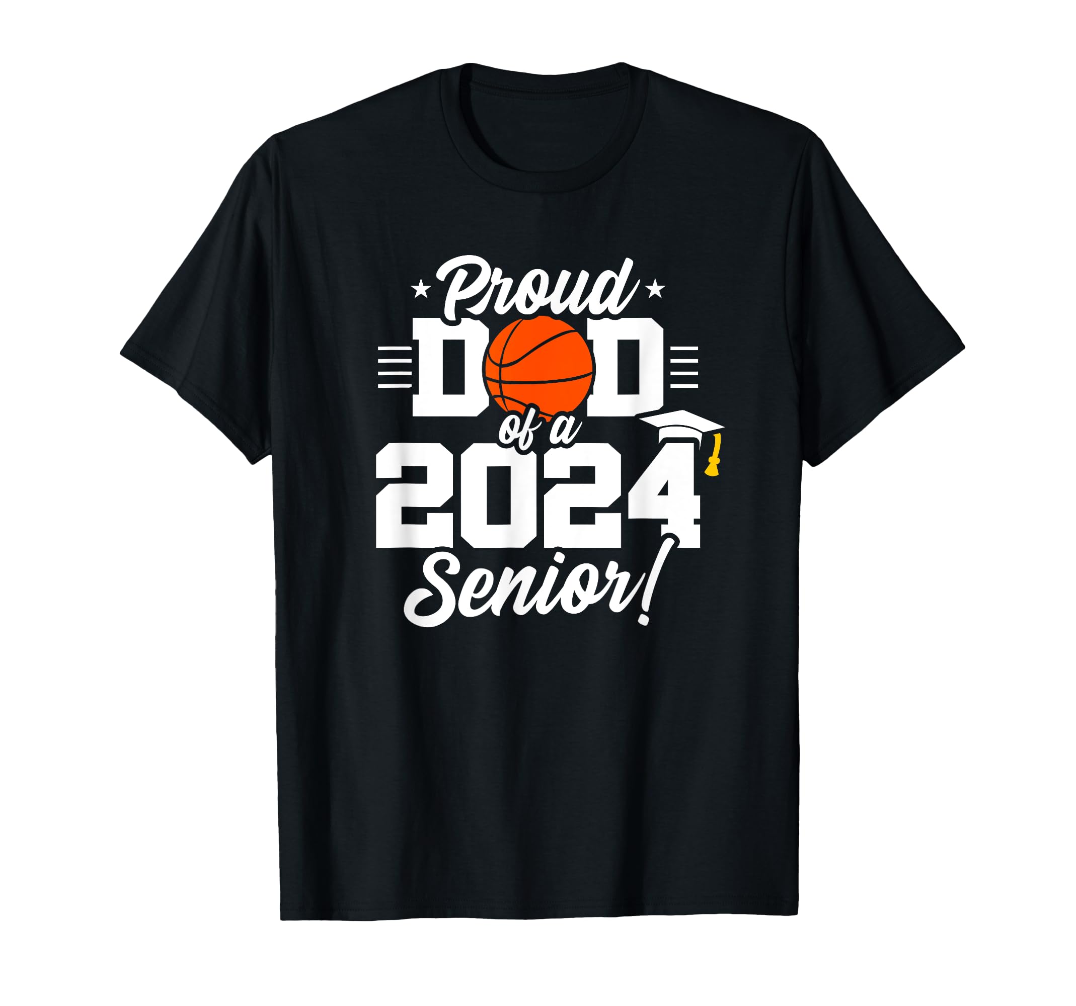 Class 2024 Senior Year Basketball T-Shirt - Minimalist Print for Adults - T-Shirt, Sweatshirt, Hoodie