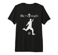Christian Sports Inspirational Jesus T-Shirt - Minimalist Print Men Women - T-Shirt, Sweatshirt, Hoodie