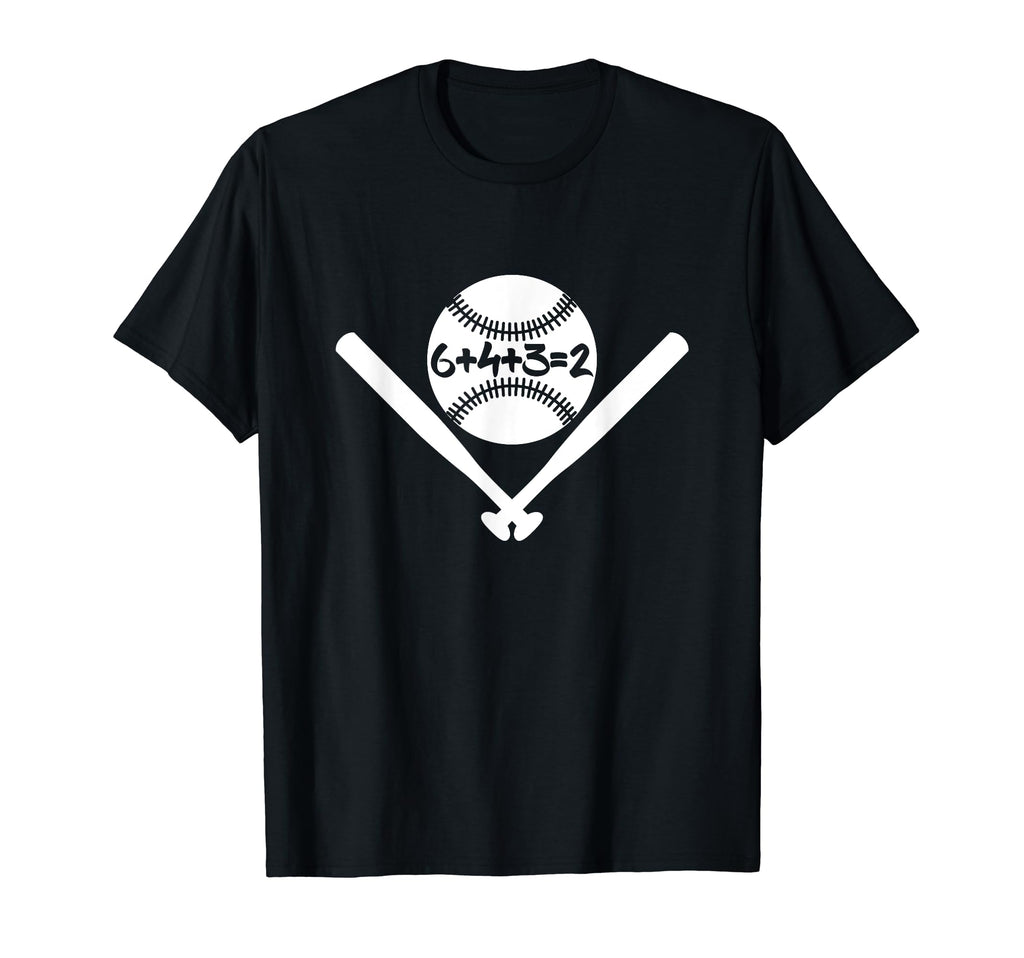 6432 Baseball Double Play Mom Dad 6 4 3 2 T-Shirt - Graphic Print Unisex - T-Shirt, Sweatshirt, Hoodie