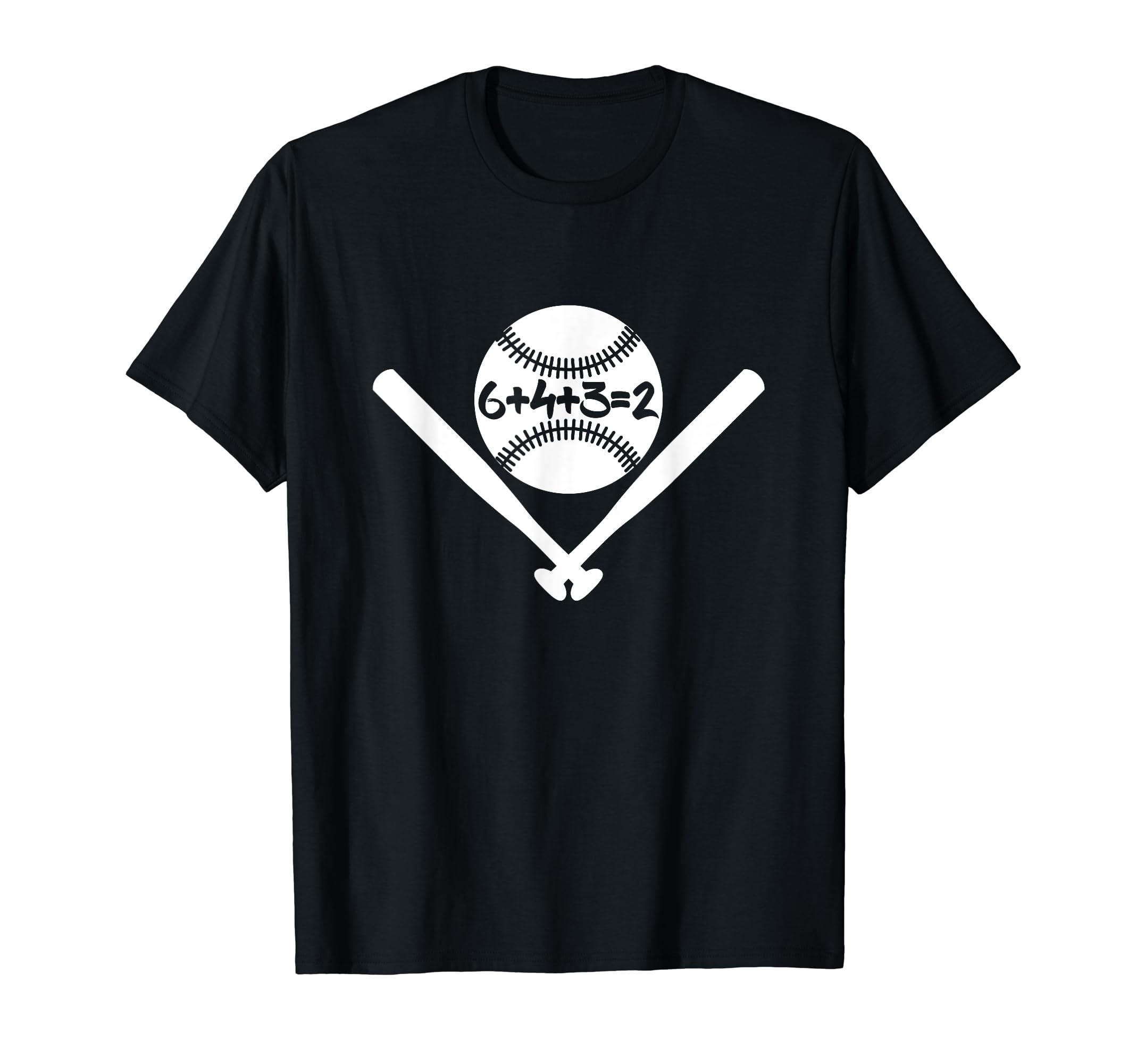 6432 Baseball Double Play Mom Dad 6 4 3 2 T-Shirt - Graphic Print Unisex - T-Shirt, Sweatshirt, Hoodie