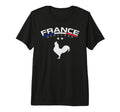France Soccer Rooster Tri Blend T-Shirt - Minimalist Print Men Women - T-Shirt, Sweatshirt, Hoodie