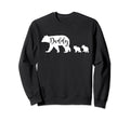 Daddy Bear 2 Two Cubs Dad Father Sweatshirt - Minimalist Print for Adults - T-Shirt, Sweatshirt, Hoodie