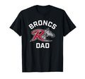 Rider University Broncs Arched Dad T-Shirt - Novelty Apparel for Adults - T-Shirt, Sweatshirt, Hoodie