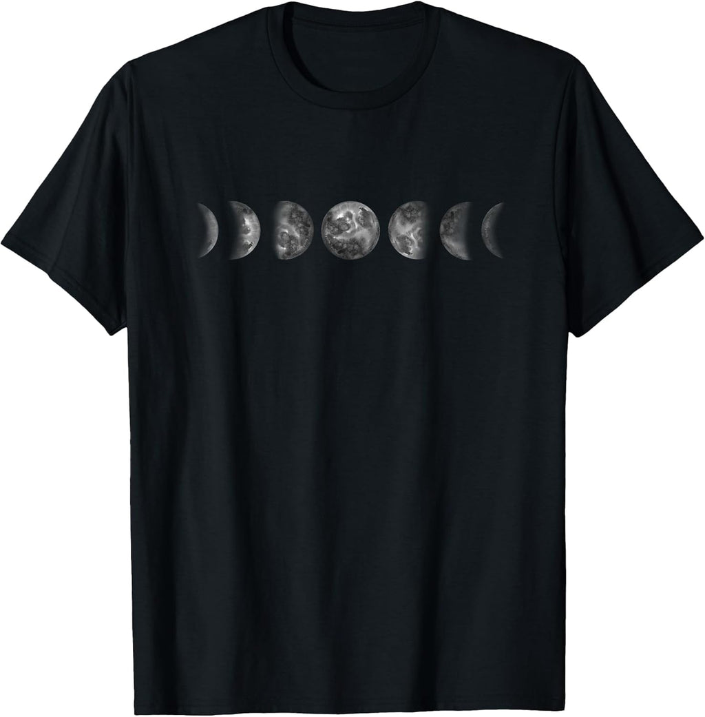 Moon Phases Minimalist Space Galaxy Kids Mens Womens - Adult & Kids T-Shirts, Sweatshirts & Hoodies apparel design preview 1