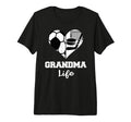 Grandma Life Heart Funny Soccer Hockey T-Shirt - Trendy Graphic for Adults - T-Shirt, Sweatshirt, Hoodie