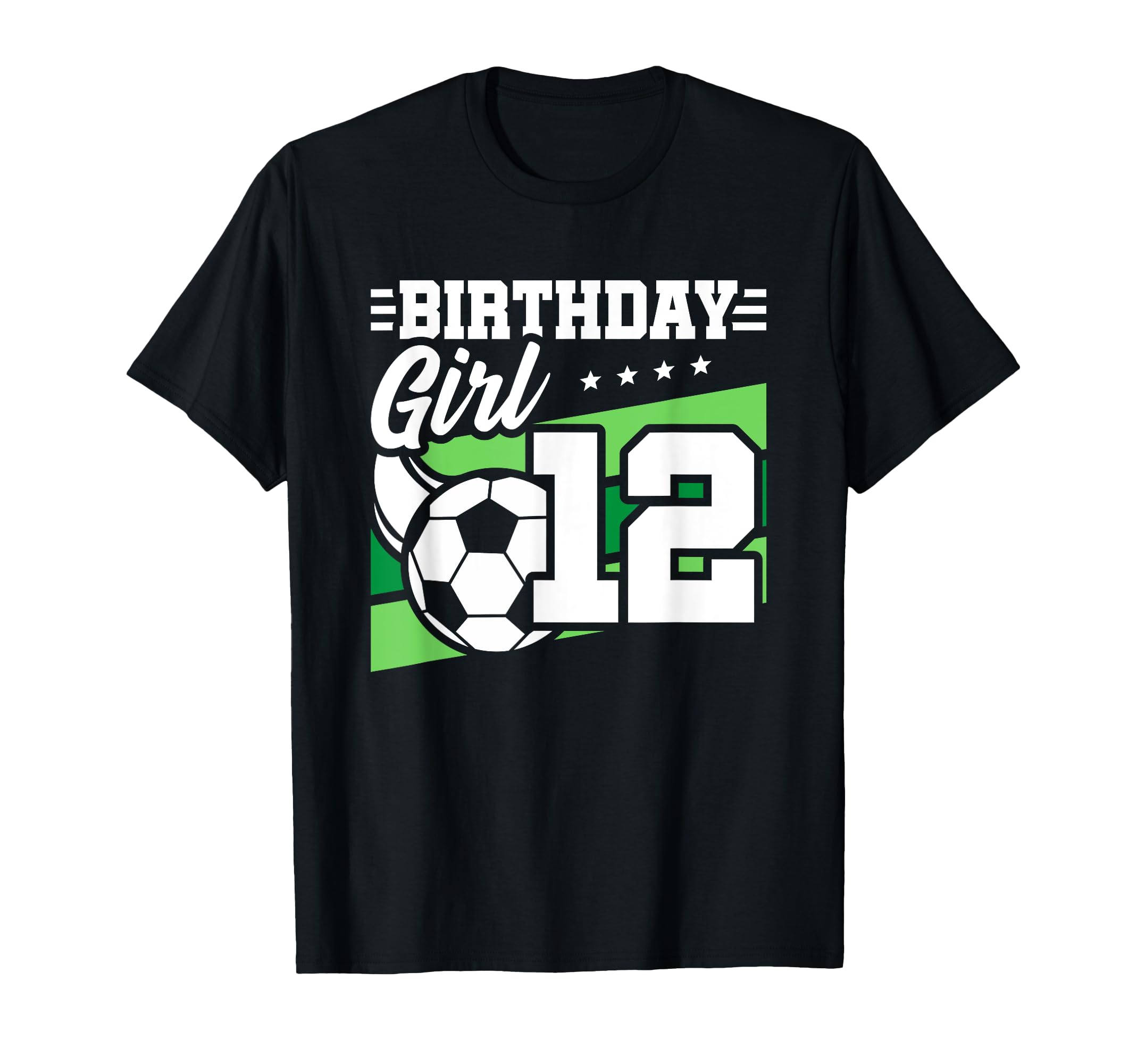Soccer Birthday Party 12 Year Old 12Th T-Shirt - Graphic Print for Adults - T-Shirt, Sweatshirt, Hoodie