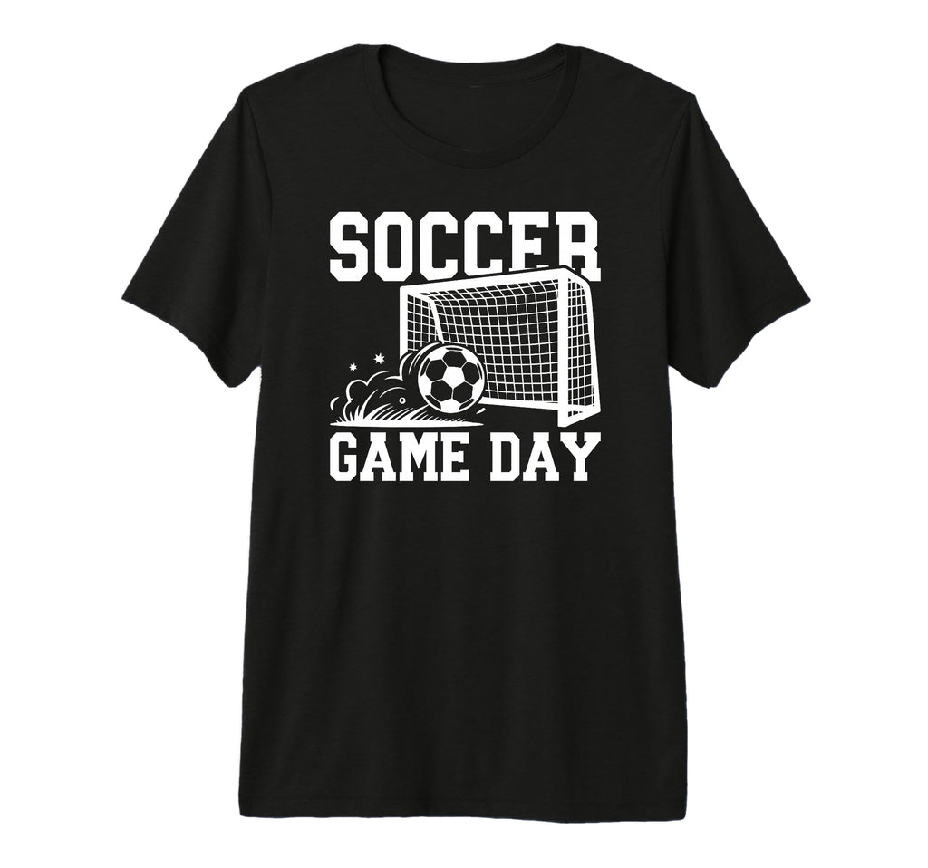 Soccer Game Day Game Day Soccer Tri Blend T-Shirt - Custom Art Print Unisex - T-Shirt, Sweatshirt, Hoodie