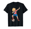 Soccer Dabbing Usa 4Th July American T-Shirt - Minimalist Print Men Women - T-Shirt, Sweatshirt, Hoodie