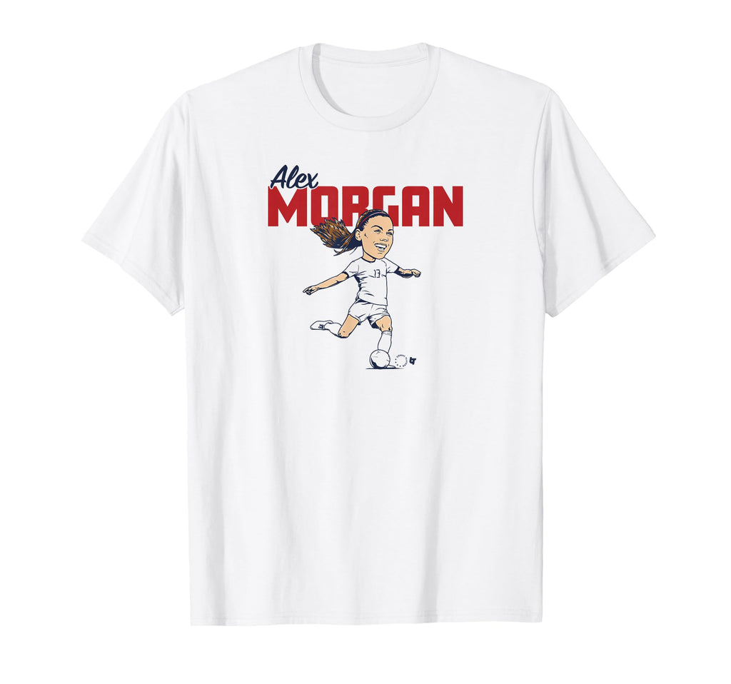 Alex Morgan Caricature Uswnt Players T-Shirt - Minimalist Print Men Women - T-Shirt, Sweatshirt, Hoodie