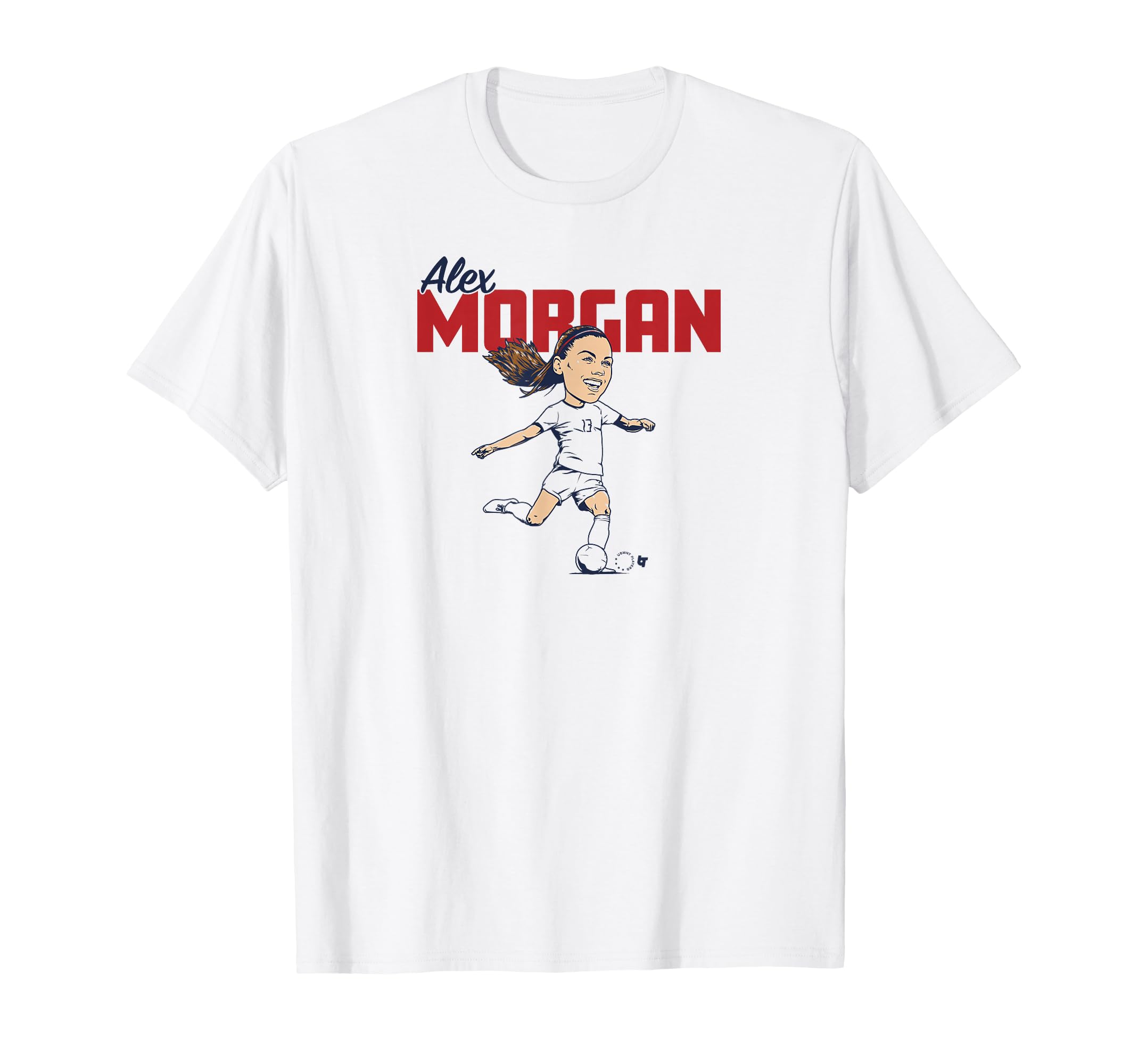 Alex Morgan Caricature Uswnt Players T-Shirt - Minimalist Print Men Women - T-Shirt, Sweatshirt, Hoodie