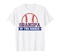 Grandpa Rookie 1St Birthday Baseball T-Shirt - Minimalist Print for Adults - T-Shirt, Sweatshirt, Hoodie