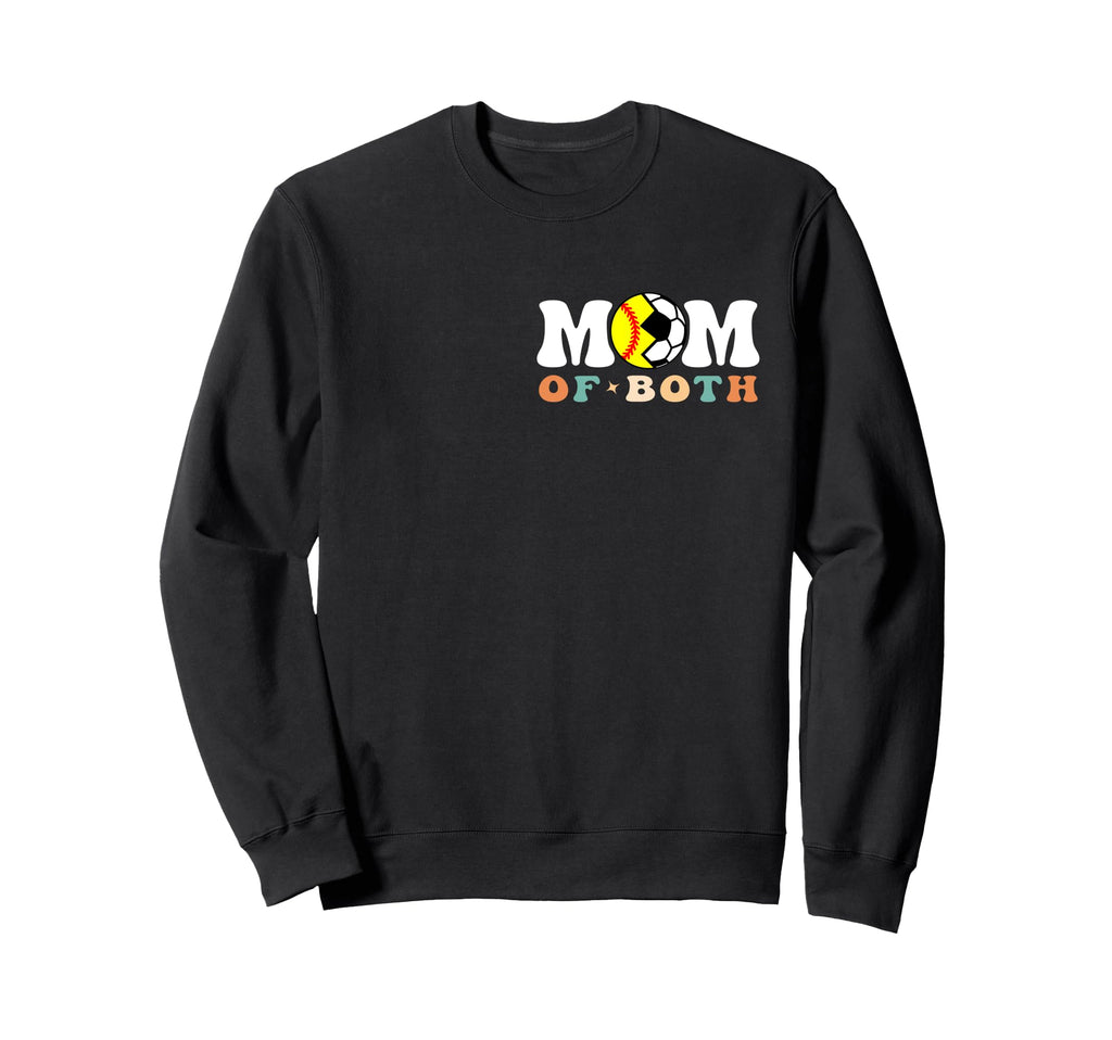 My Mom Both Era Soccer Softball 2 Sweatshirt - Fun Novelty Design Unisex - T-Shirt, Sweatshirt, Hoodie