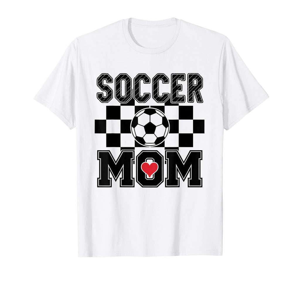 Groovy Soccer Mom Mother Soccer Mom T-Shirt - Minimalist Print Unisex - T-Shirt, Sweatshirt, Hoodie