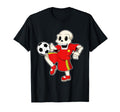 Skeleton Soccer Player Soccer Sports T-Shirt - Custom Art Print Men Women - T-Shirt, Sweatshirt, Hoodie