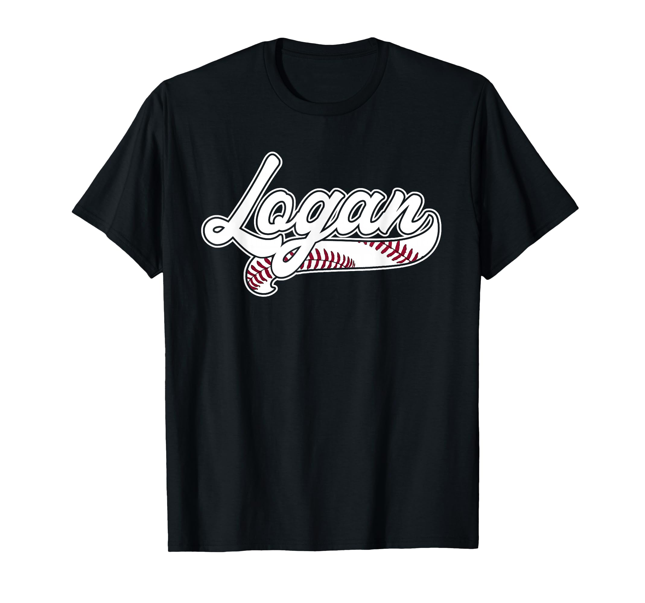 Logan Personalized Baseball Fan T-Shirt - Streetwear Style for Adults - T-Shirt, Sweatshirt, Hoodie
