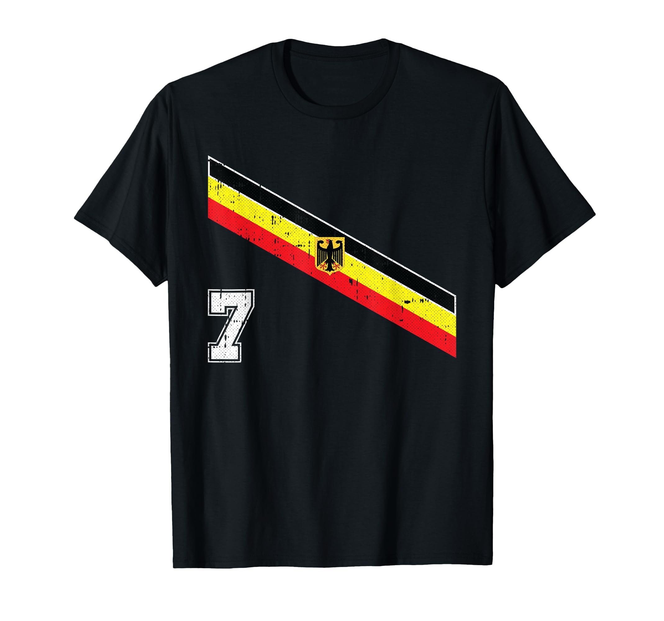 German Soccer Number 7 Deutschland T-Shirt - Trendy Graphic Men Women - T-Shirt, Sweatshirt, Hoodie